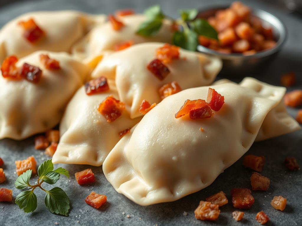 Bacon Pierogies