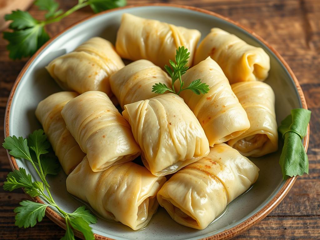 Mushroom Cabbage Rolls